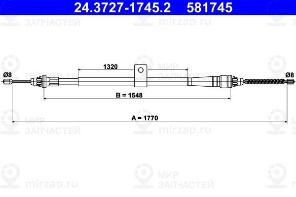 Запчасть ATE 24372717452