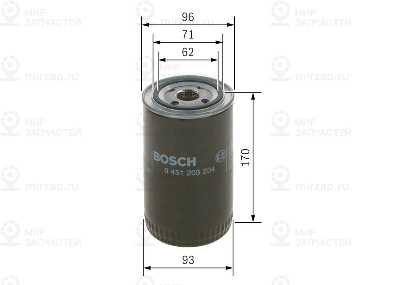 Масляный фильтр BOSCH 0451203234