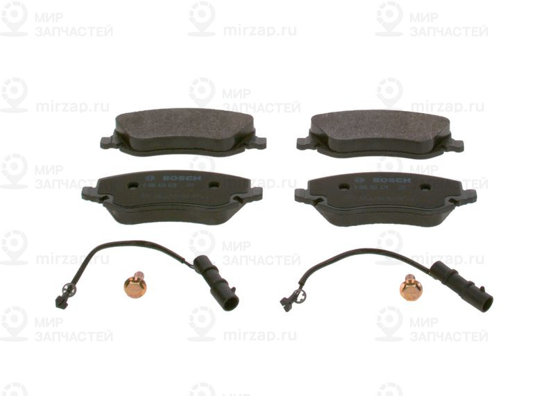 Комплект тормозных колодок, дисковый тормоз BOSCH 0986424679