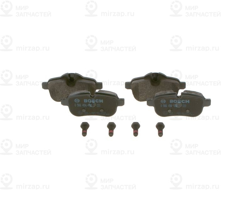 Комплект тормозных колодок, дисковый тормоз BOSCH 0986494450