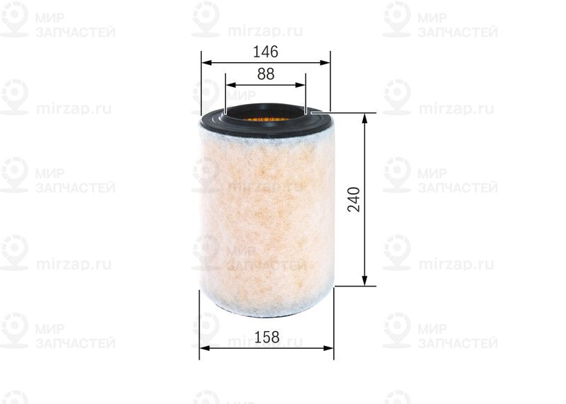 Воздушный фильтр BOSCH F026400298