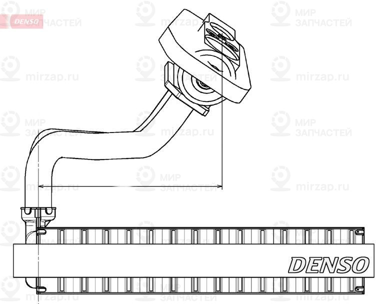 Испаритель, кондиционер DENSO DEV09020
