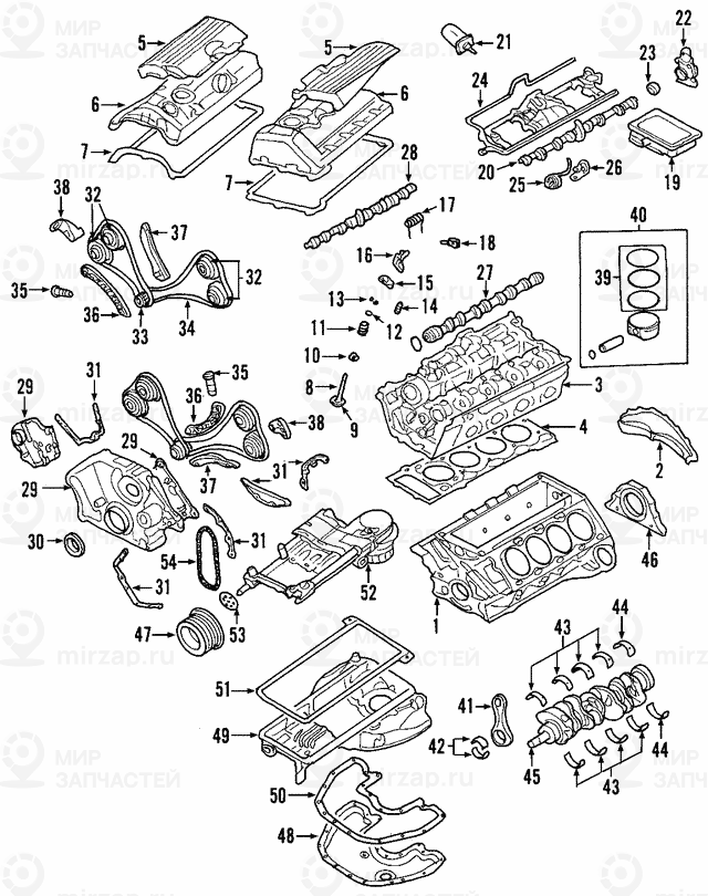 Эксцентриковый вал ZYL. 1-4
 BMW 11377541880