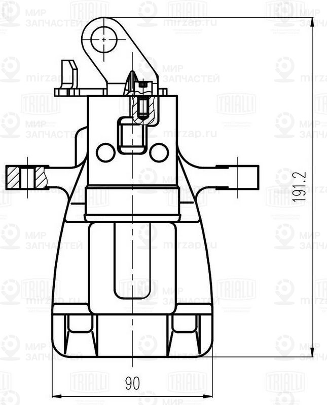 Тормозной суппорт TRIALLI CF800367