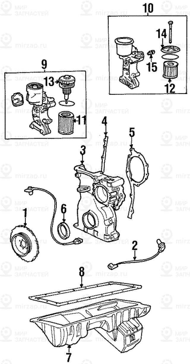 Опора вспом.мех.двигателя с масл.фильтр.
 BMW 11421738640