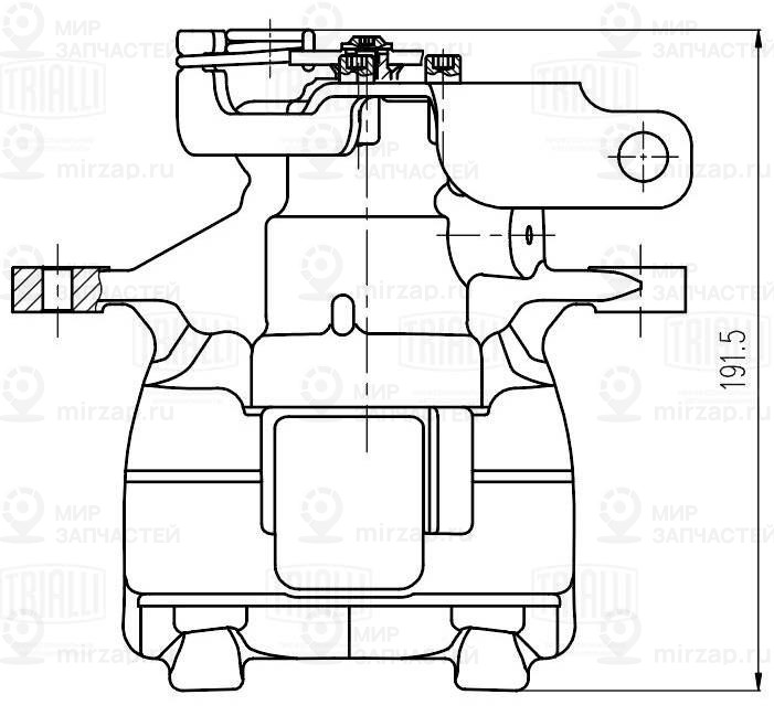 Тормозной суппорт TRIALLI CF800361