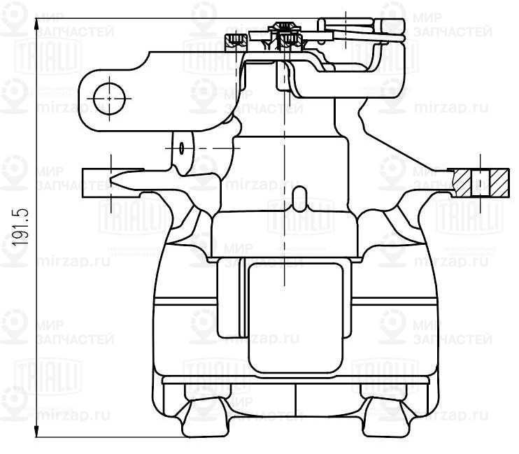 Тормозной суппорт TRIALLI CF800362