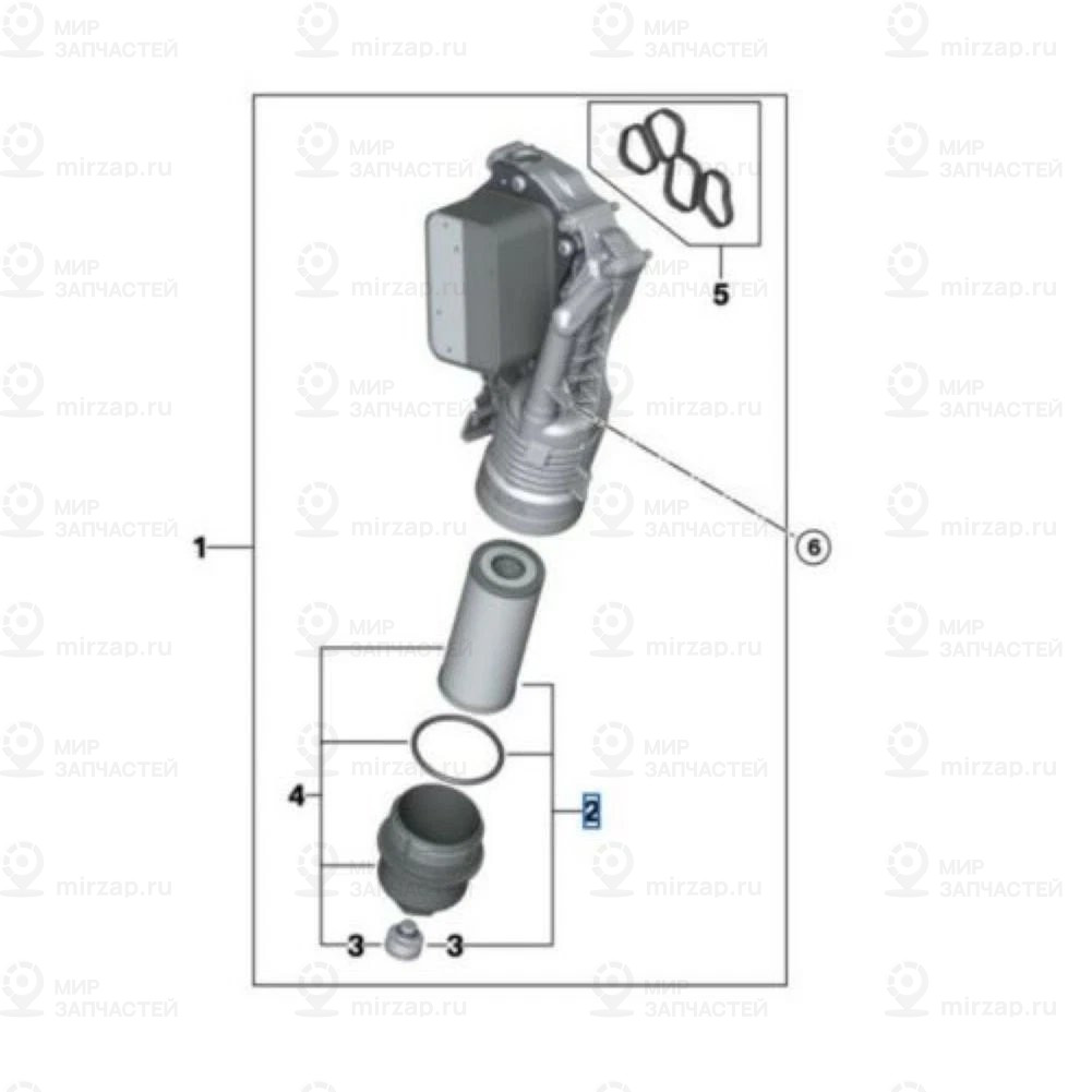 Фильтр масляный
 BMW 11428593186