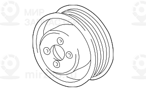 ременный шкив
 BMW 11511730554