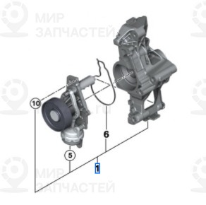 Насос Ож С Держателем
 BMW 11517643067