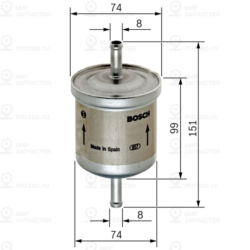 Топливный фильтр BOSCH 0450905201