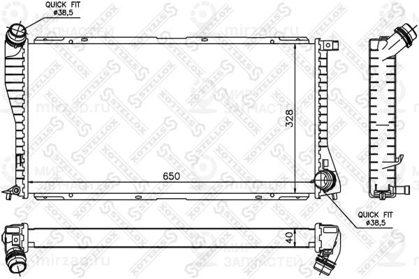 Запчасть STELLOX 1025296SX