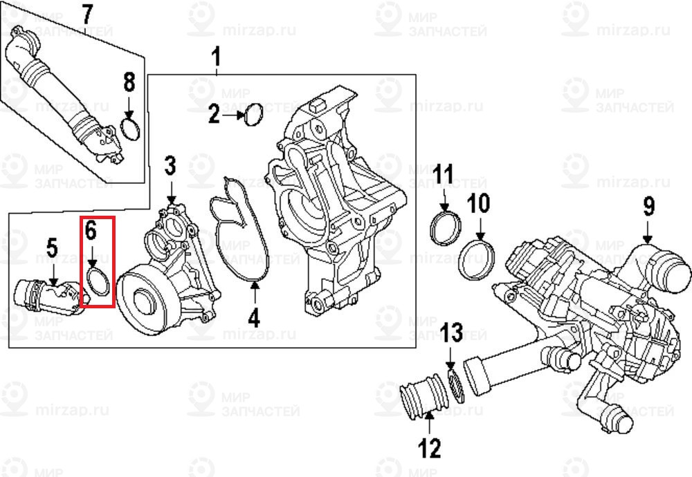 Кольцо круглого сечения
 BMW 11518482260
