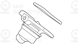 Корпус термостата
 BMW 11518516203