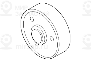 Riemenscheibe Kьhlmittelpumpe
 BMW 11518591892