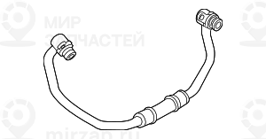 Подающ.трубопровод охлаждения турбон.
 BMW 11537558899
