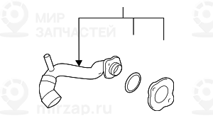 Трубопровод подвода к двигат.-насос ож
 BMW 11537581873
