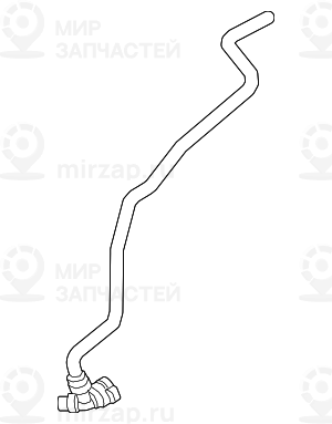 Kьhlmittelleitung Rьcklauf Turbol.-Pumpe
 BMW 11537848379