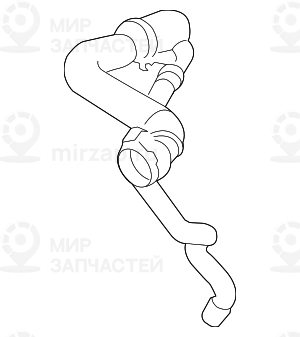 Трубопровод Ож Насос Ож-Радиатор
 BMW 11537848380