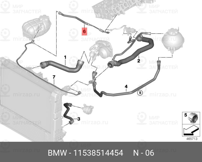 Запчасть BMW 11538514454