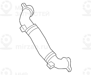 Leitung K?hlmittelpumpe-Z
 BMW 11538650984