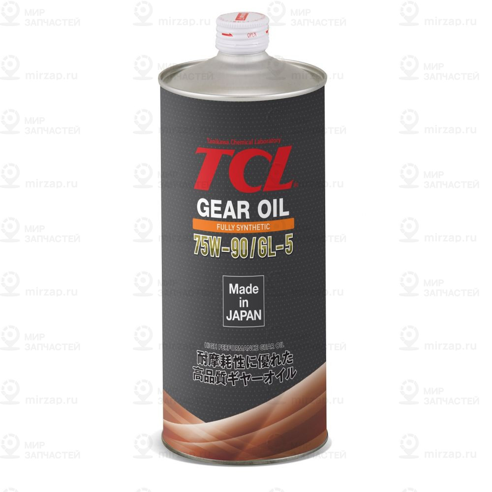 Масло Трансмиссионное Tcl Gear 75W-90, Fully Synth, Lsd, Gl-5, 1Л Tcl G0017590 TCL G0017590