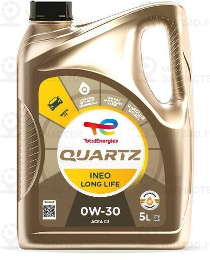 Масло Моторное Синтетическое Total Quartz Ineo L Life 0W30, Фасовка 5Л, Страна В TOTAL 214225