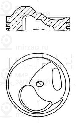 Поршень MAHLE 0023311