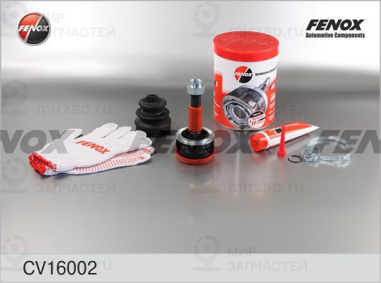 Шарнирный комплект, приводной вал FENOX CV16002O7
