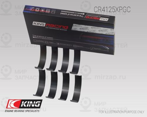 Шатунный подшипник KING CR4125XPGC