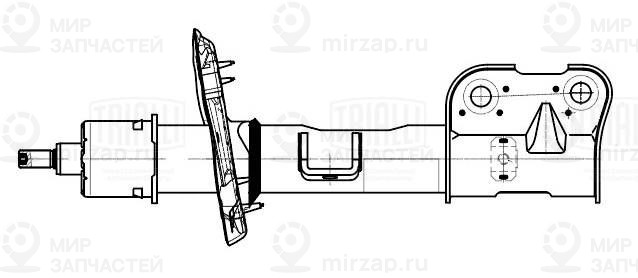 Амортизатор TRIALLI AG08147