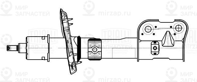Амортизатор TRIALLI AG08348