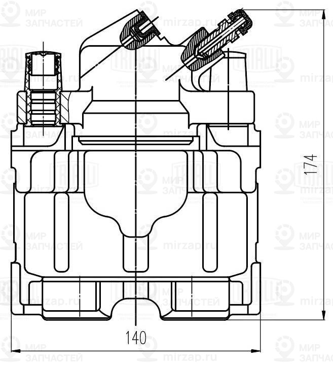 Тормозной суппорт TRIALLI CF203801