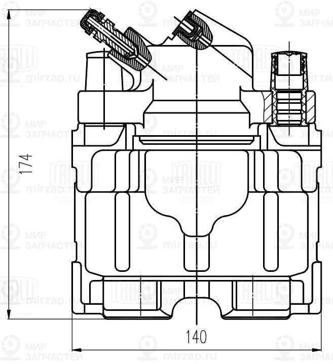 Тормозной суппорт TRIALLI CF203802