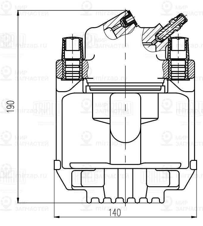Тормозной суппорт TRIALLI CF205201