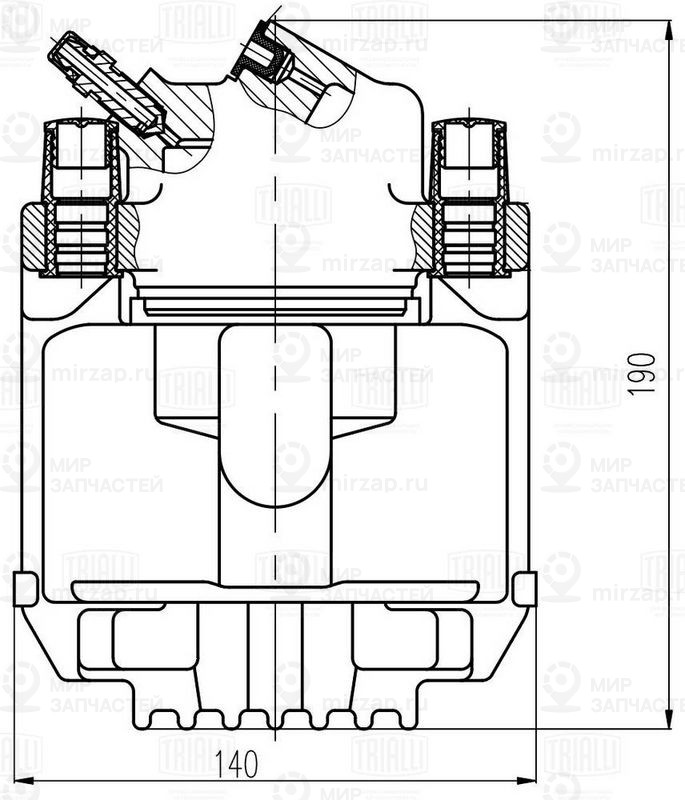 Тормозной суппорт TRIALLI CF205202