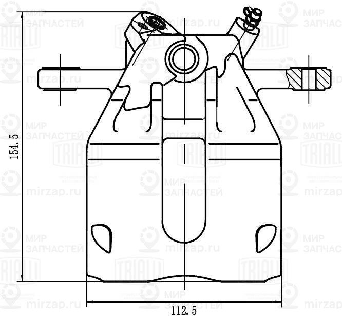 Тормозной суппорт TRIALLI CF205501