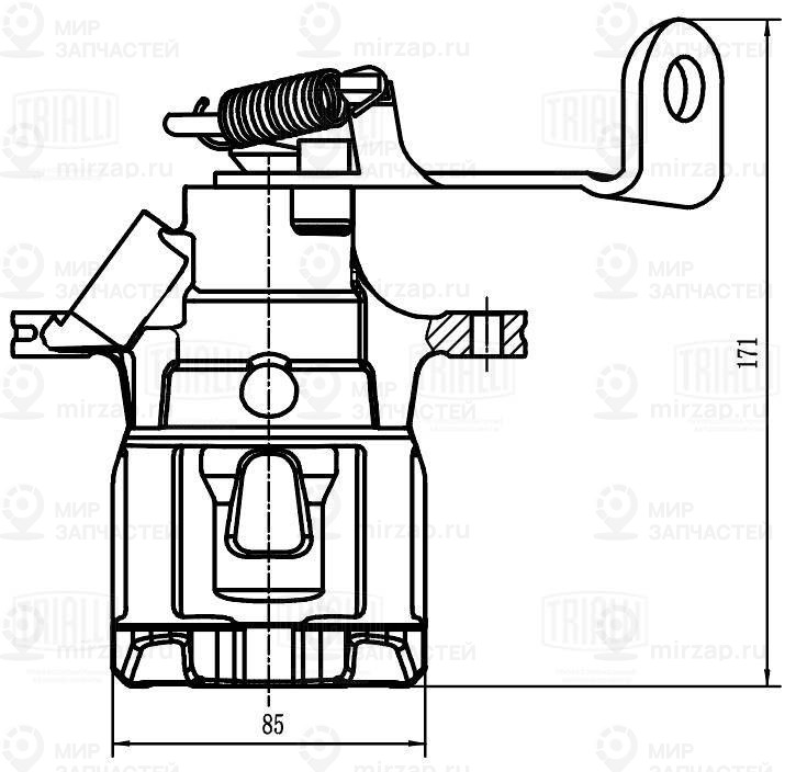 Тормозной суппорт TRIALLI CF206201