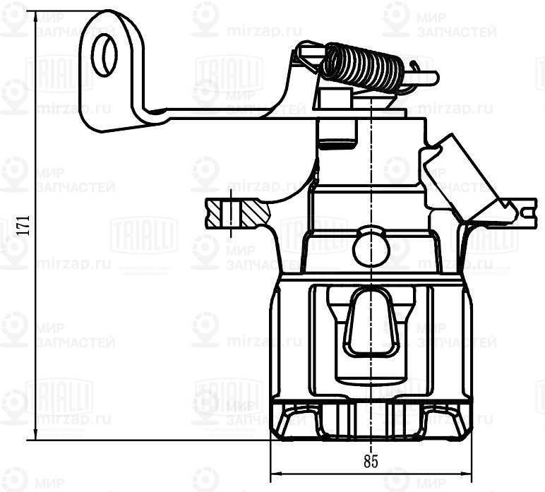 Тормозной суппорт TRIALLI CF206202