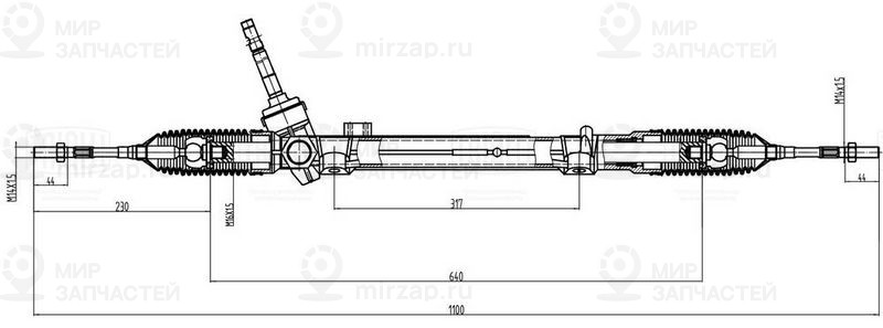 Рулевой механизм TRIALLI CR1402