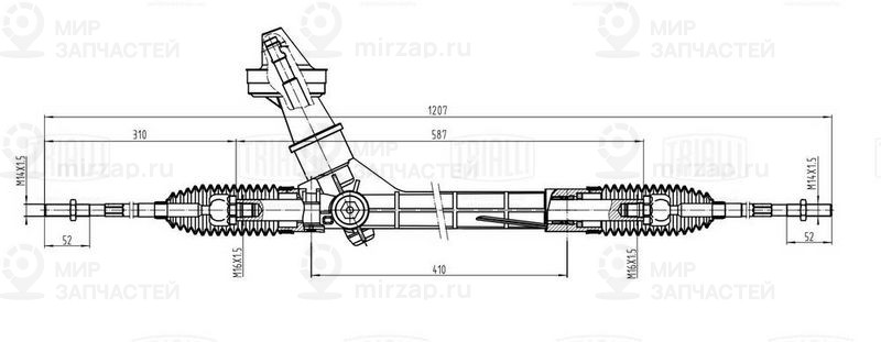 Рулевой механизм TRIALLI CR1801