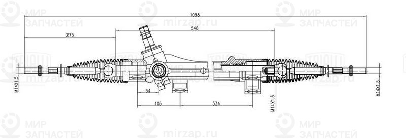 Рулевой механизм TRIALLI CR1903