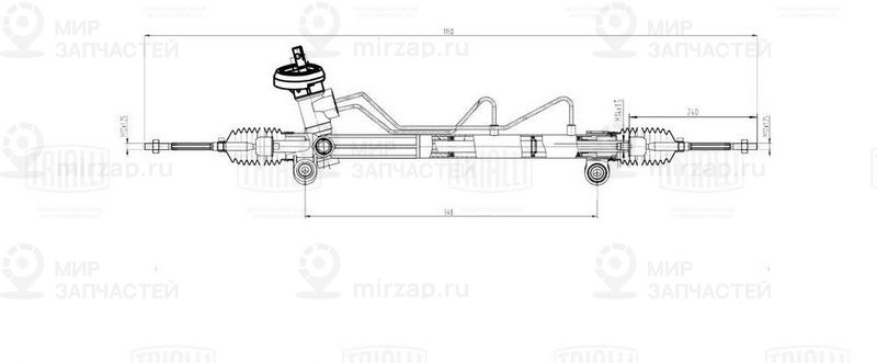 Рулевой механизм TRIALLI CRS0518