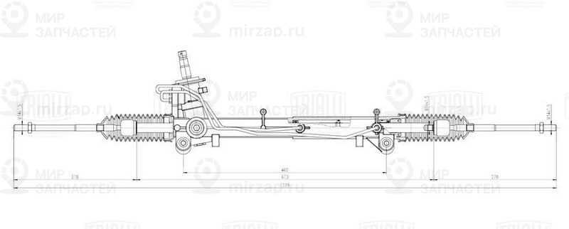 Рулевой механизм TRIALLI CRS1014