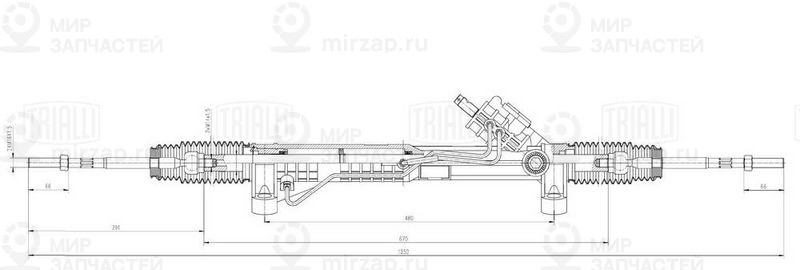 Рулевой механизм TRIALLI CRS1844