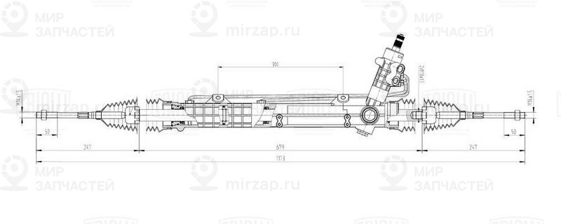 Рулевой механизм TRIALLI CRS2610
