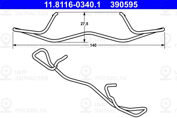 Запчасть ATE 11811603401