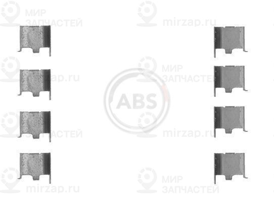 Комплектующие, колодки дискового тормоза ABS 1132Q
