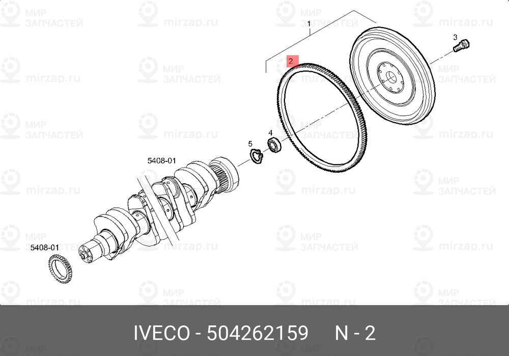 Запчасть IVECO 504262159