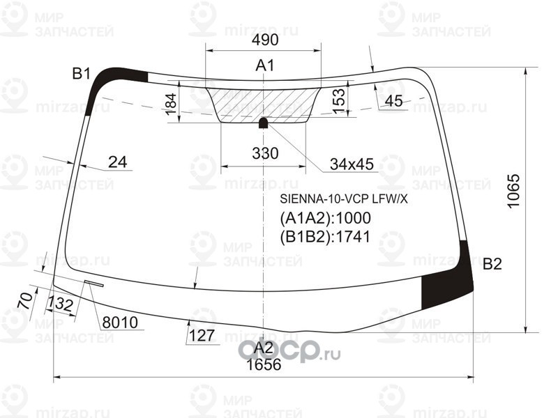 Запчасть XYG SIENNA10VCPLFWX